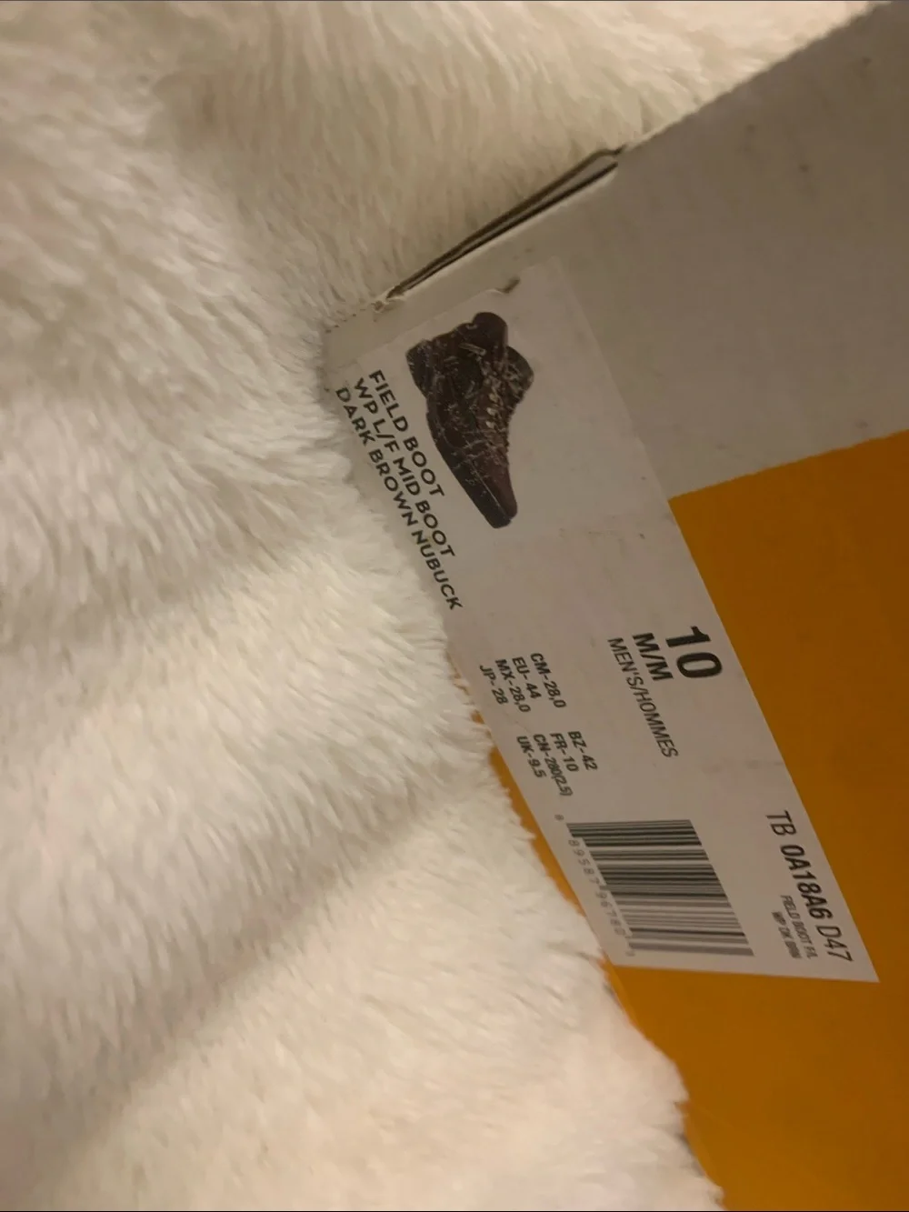 Men's Dark Brown Nubuck Field Boot - Size 10